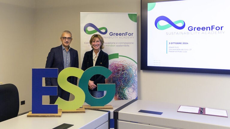 Firmato l’accordo tra EnAIP FVG e Gesteco SPA per il progetto GreenFor - Sustainability Academy